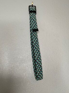 Nike Golfers Belt G Flex belt stretch woven elastic braided with a black buckle